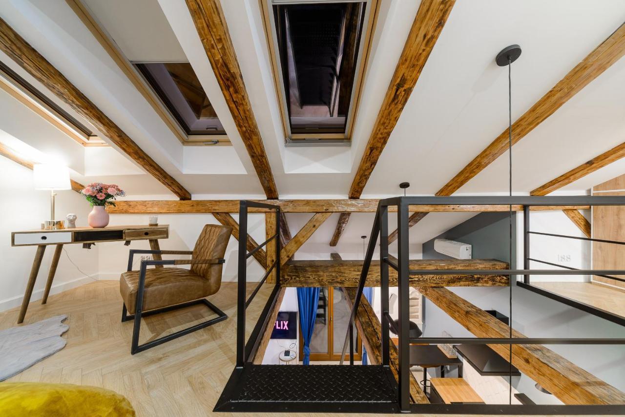 Lumina 2-Level Apartment With Balcony Łódź Kültér fotó