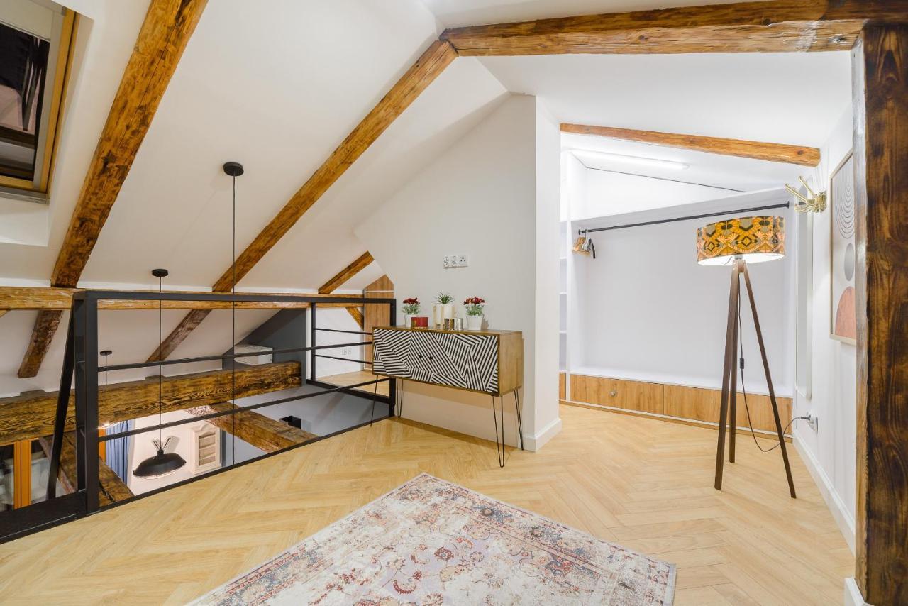 Lumina 2-Level Apartment With Balcony Łódź Kültér fotó